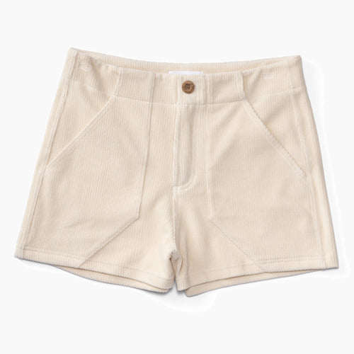 Corduroy High Waist Shorts